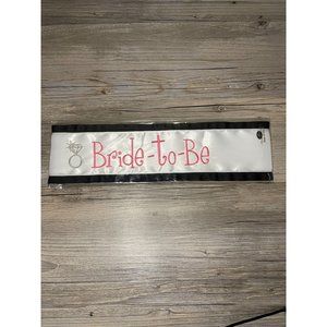 Wedding Bachelorette Decoration Embroidery Bride to Be Bridal Shower Sash